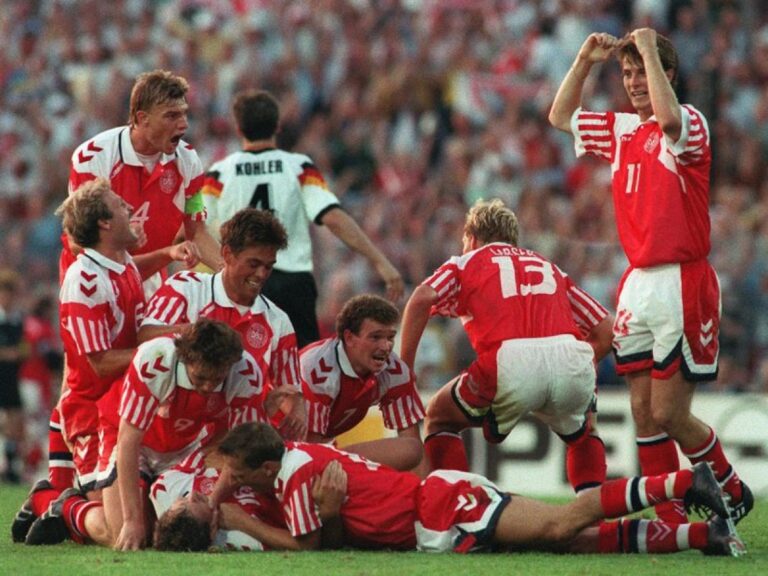 La recordada final de la Euro ’92 entre Dinamarca y Alemania